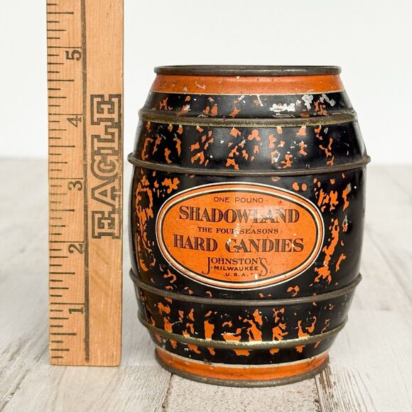 Vintage Johnston’s Shadowland Hard Candies Tin - Picture 12 of 12
